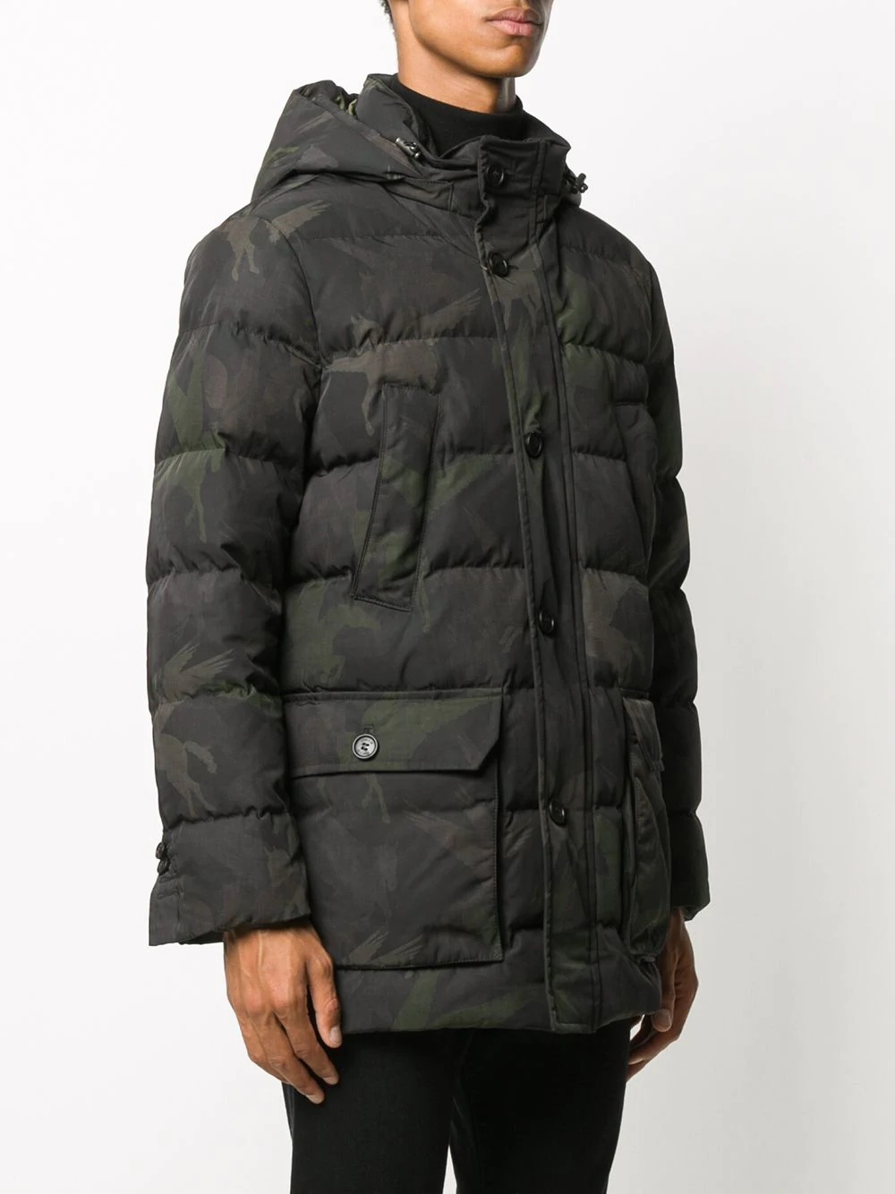 camouflage puffer jacket - 3