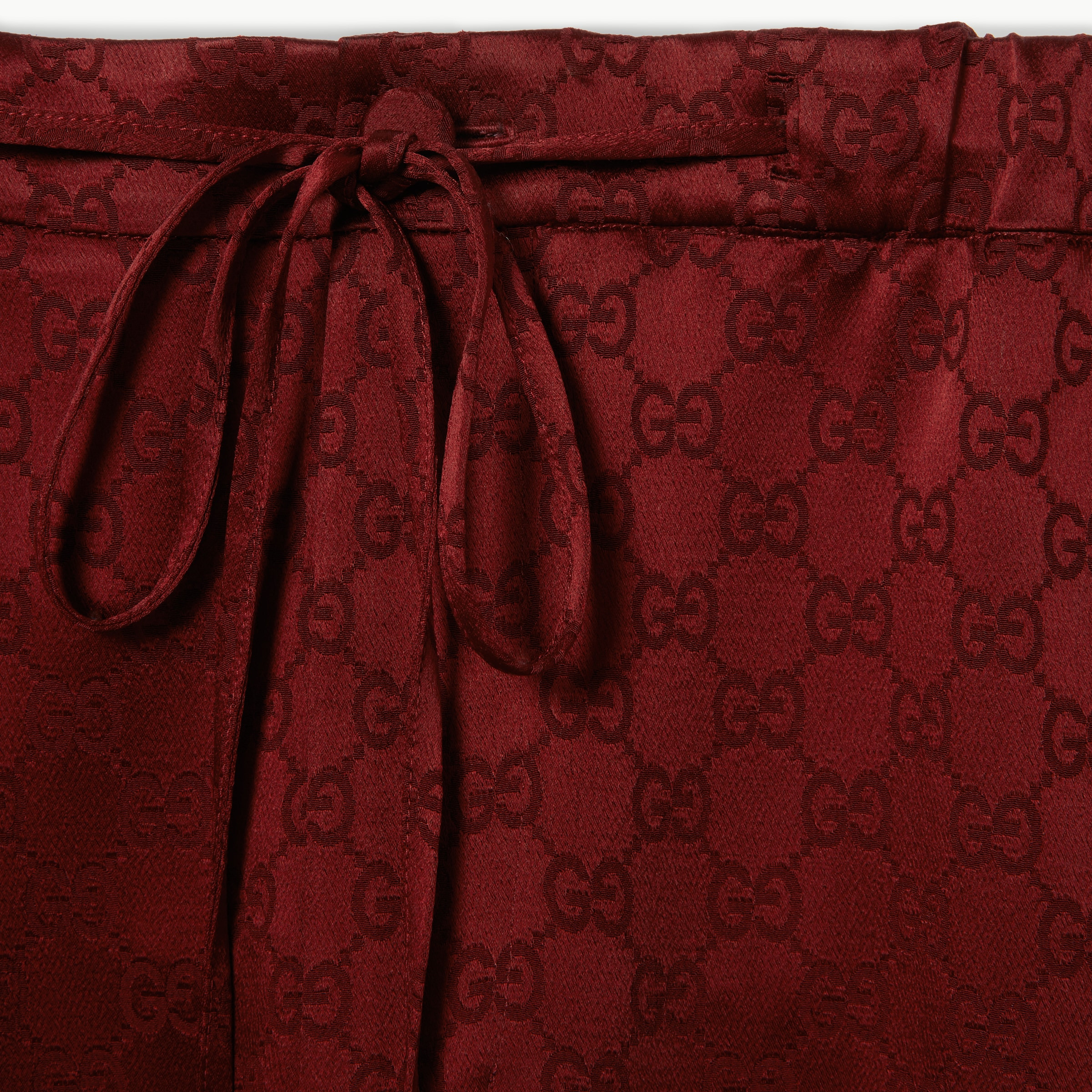 GG satin pants - 6