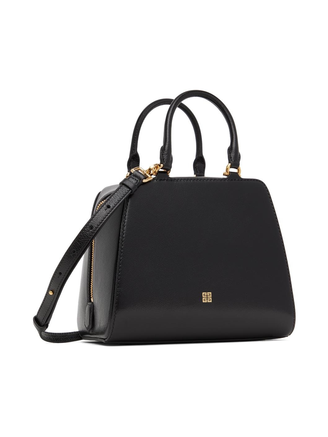 Black Mini Antigona Cube Bag - 3