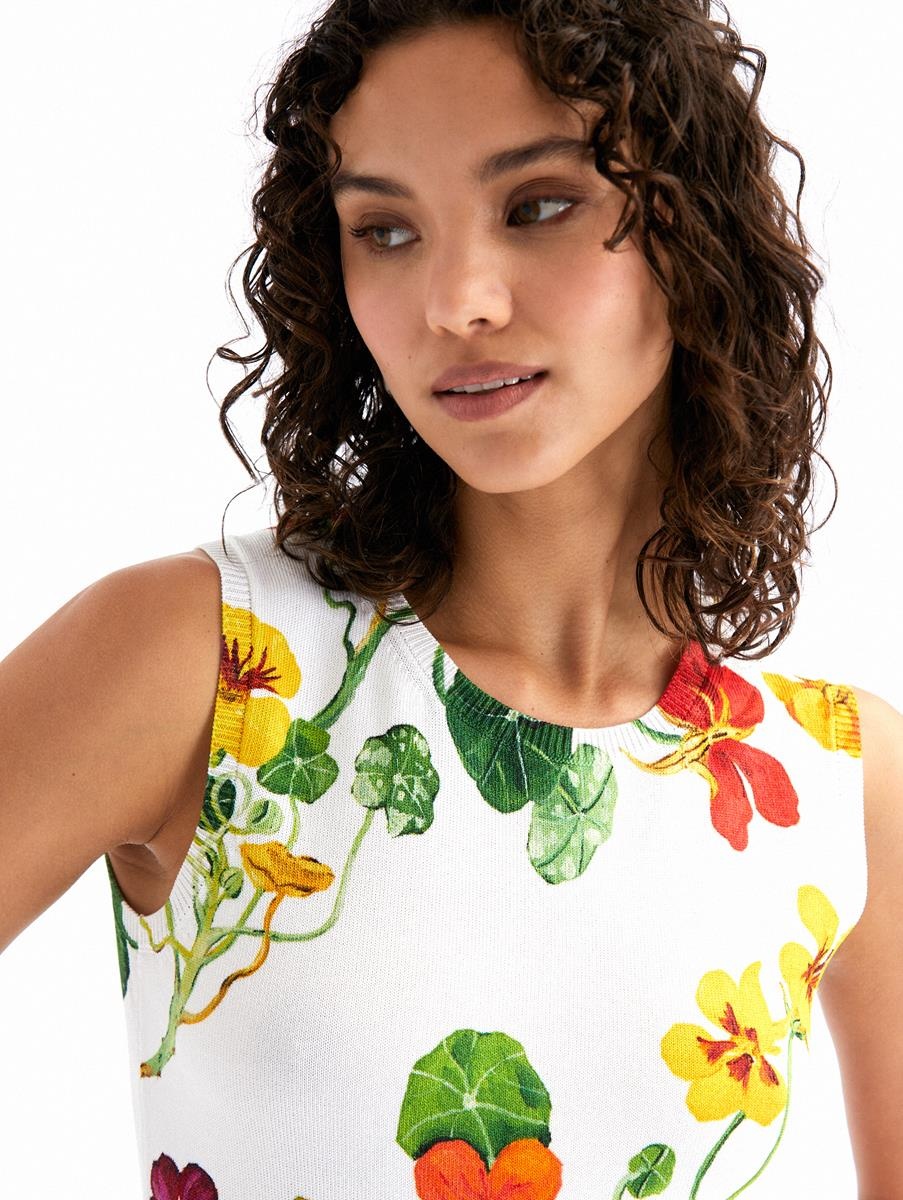 NASTURTIUM PRINTED TANK - 4