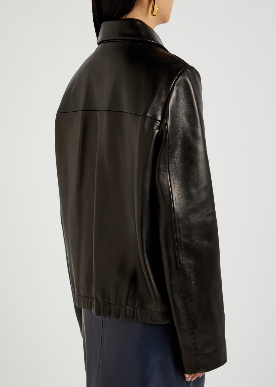 Khaite Jackson Leather Jacket - 3