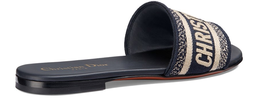 Dway embroidered cotton mules - 3