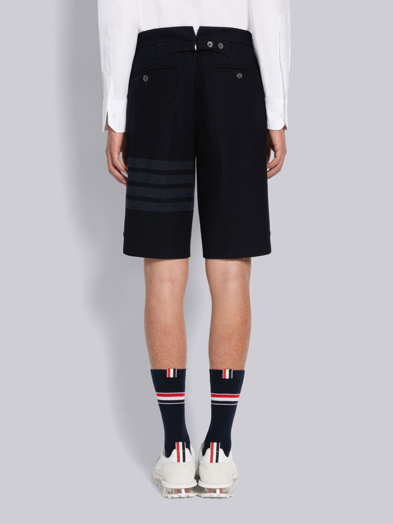 DOUBLE FACE TECH TWILL TONAL 4-BAR BERMUDA SHORTS 3