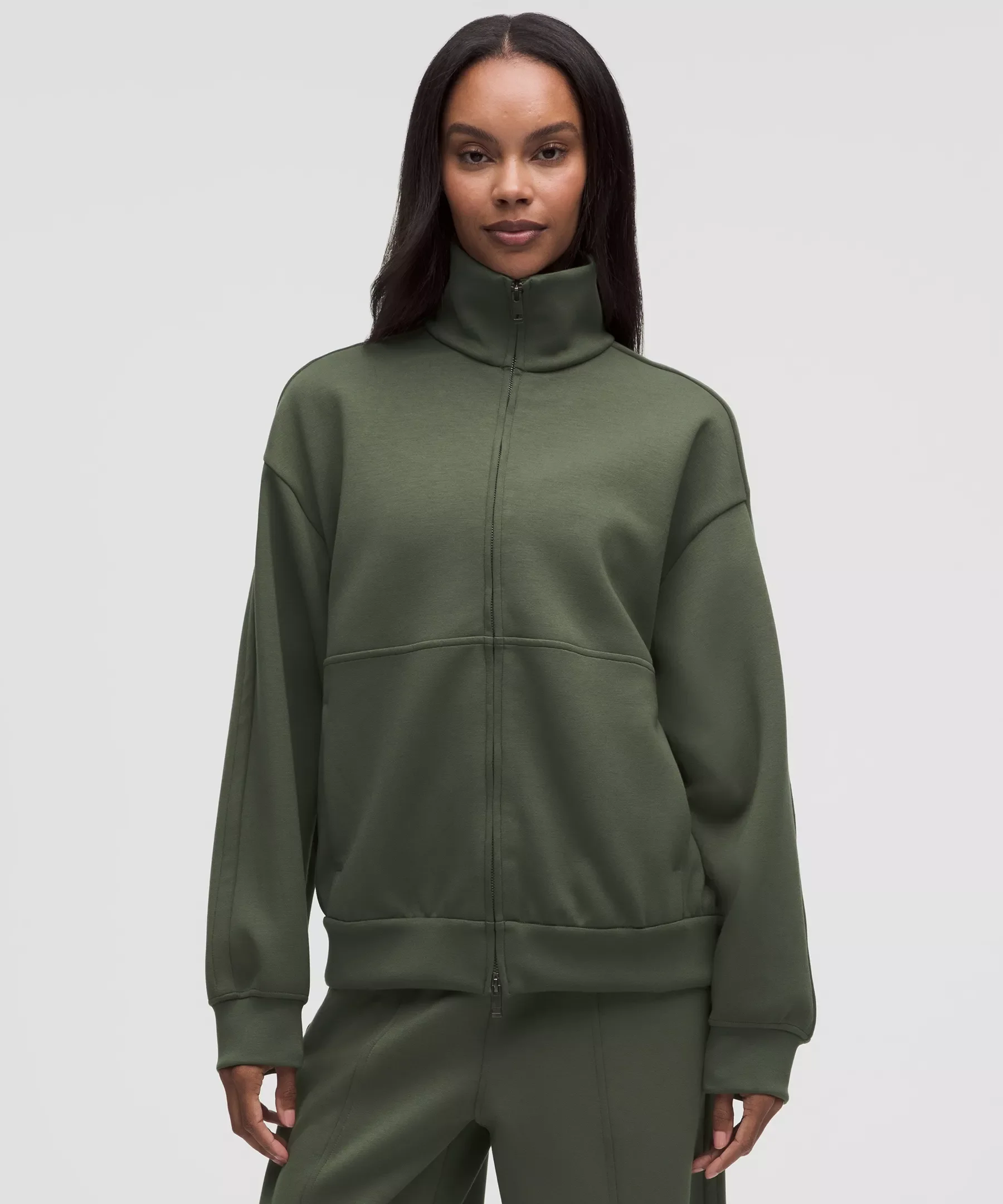 Smooth Spacer Oversized Full Zip - 1