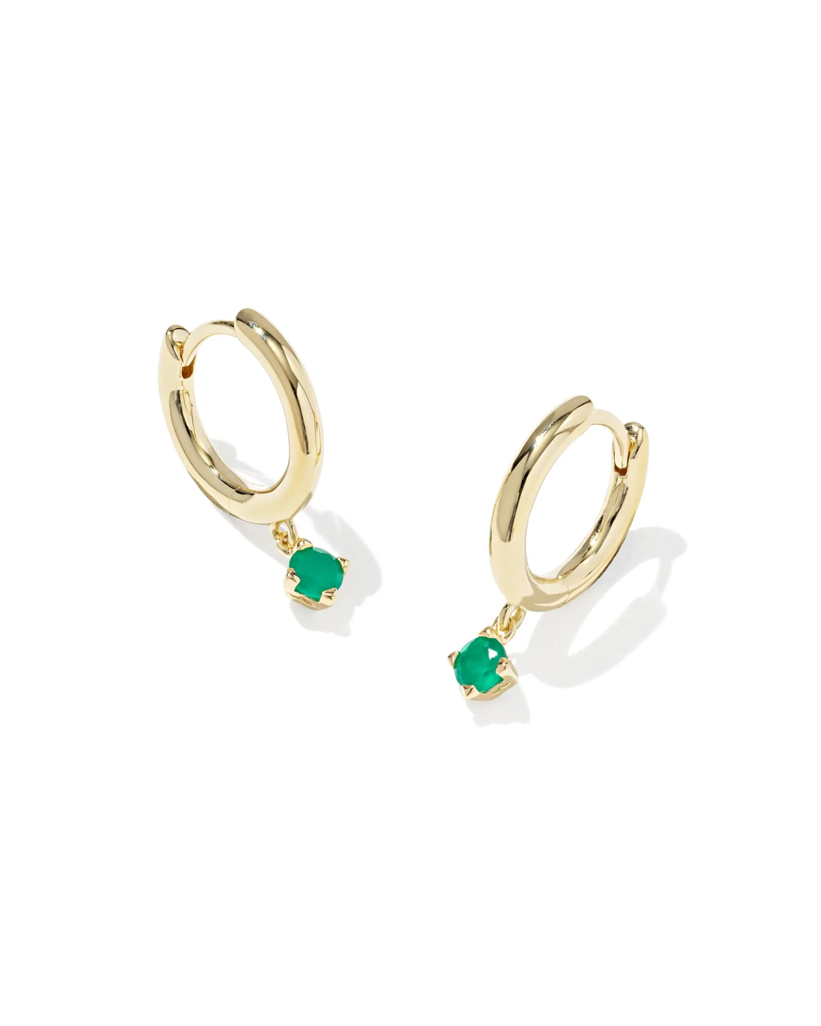 Maisie 18k Gold Vermeil May Huggie Earrings - 1