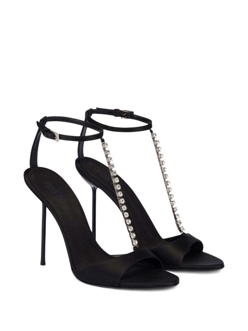 PARIS TEXAS 105mm Lidia chain heel sandals outlook