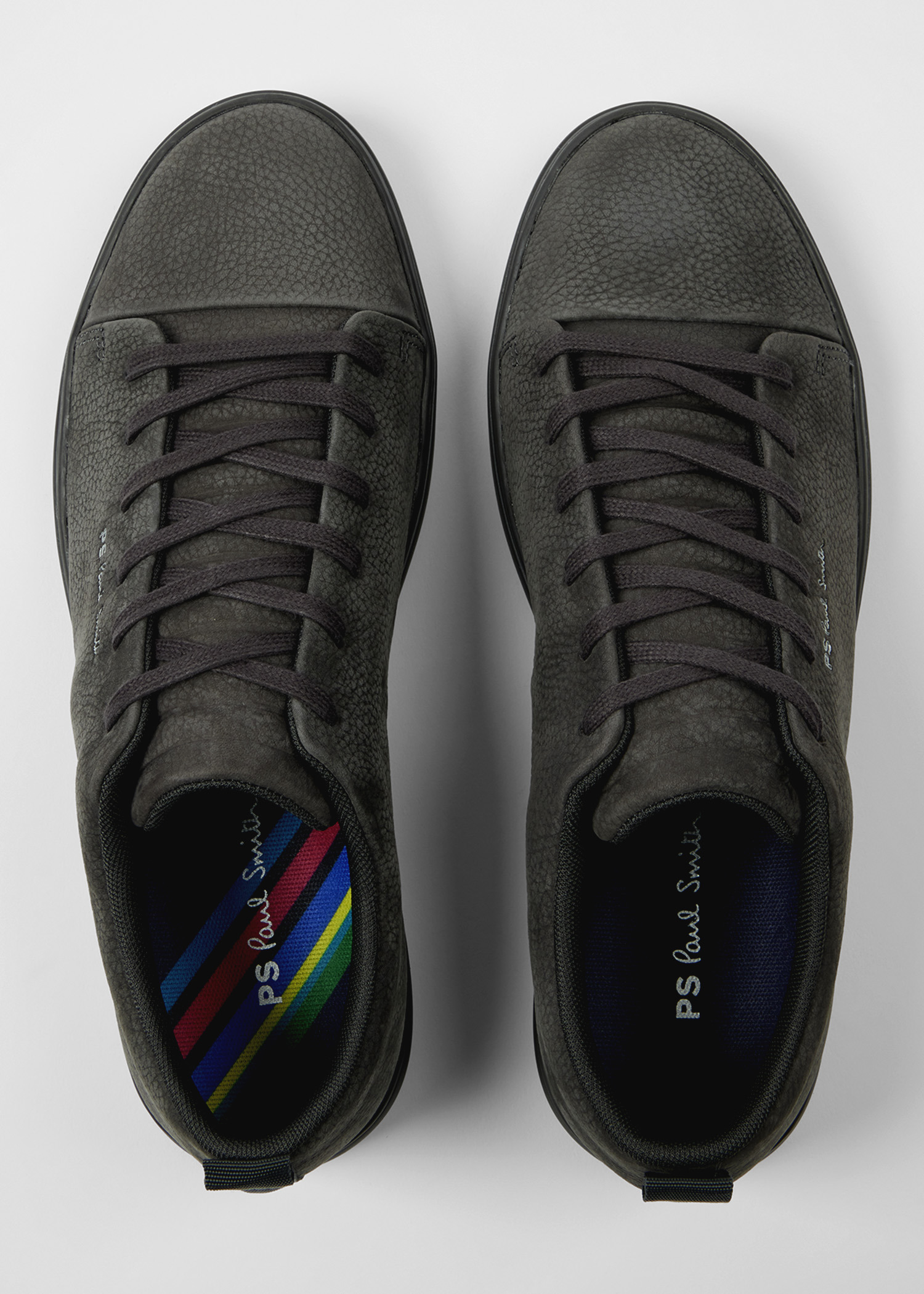 Dark Grey Nubuck 'Lee' Trainers - 5