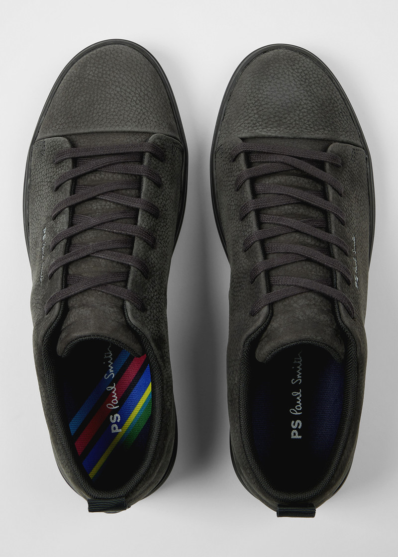 Dark Grey Nubuck 'Lee' Trainers 5