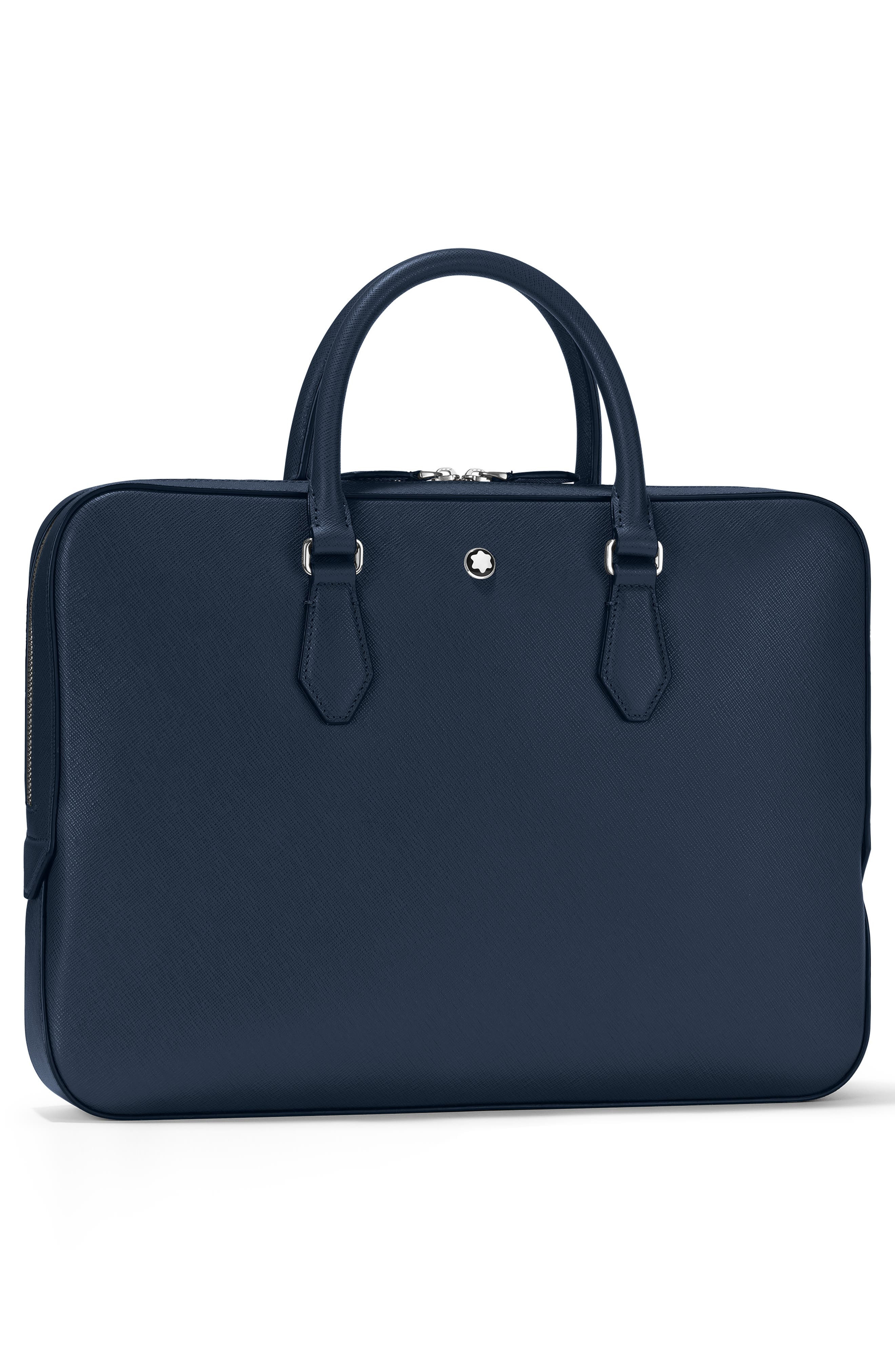 Montblanc Sartorial Leather Document Case in Ink Blue at Nordstrom - 7