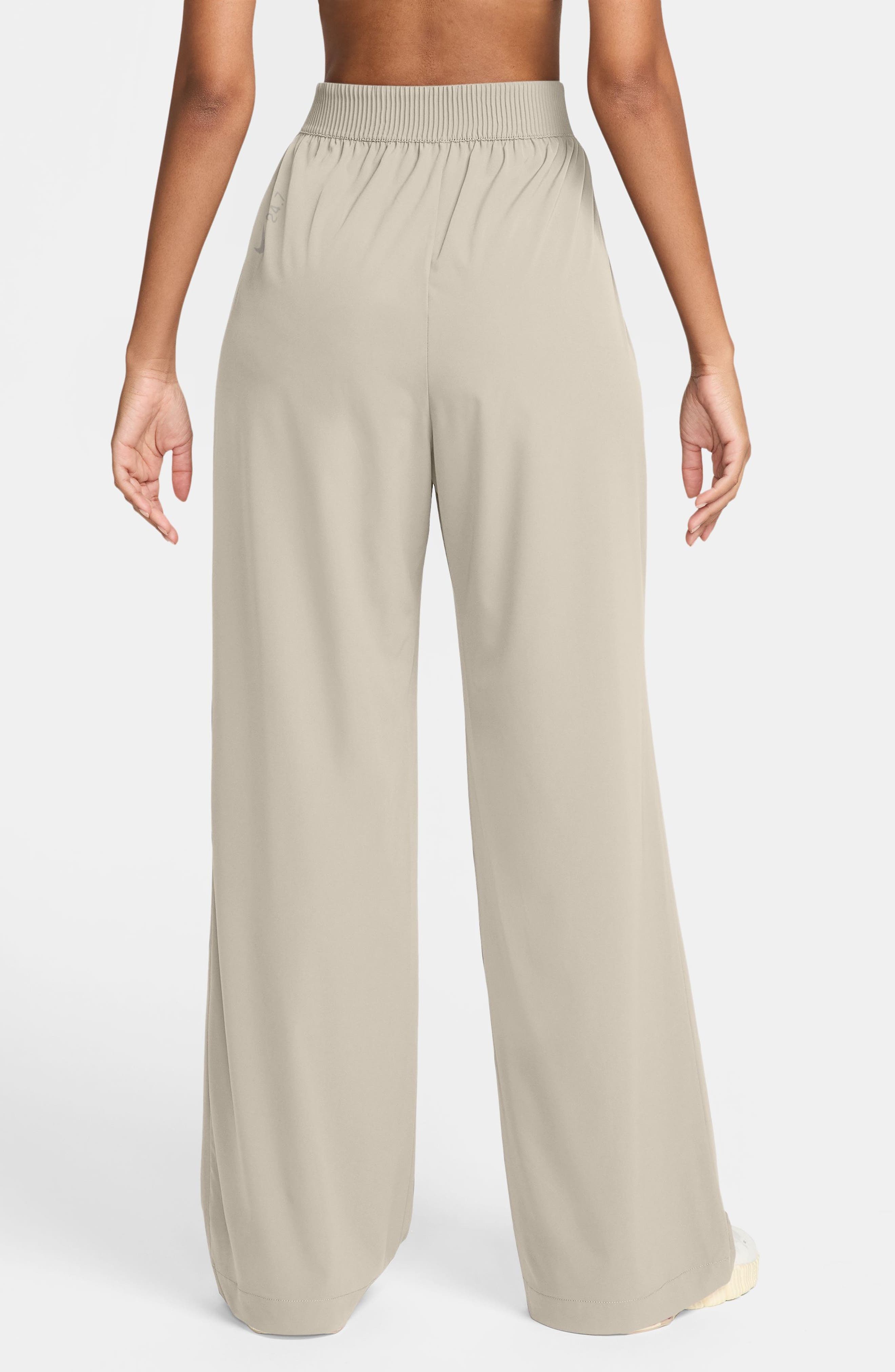Nike 24.7 PerfectStretch Dri-FIT High Waist Loose Wide Leg Pants in Light Orewood at Nordstrom - 2