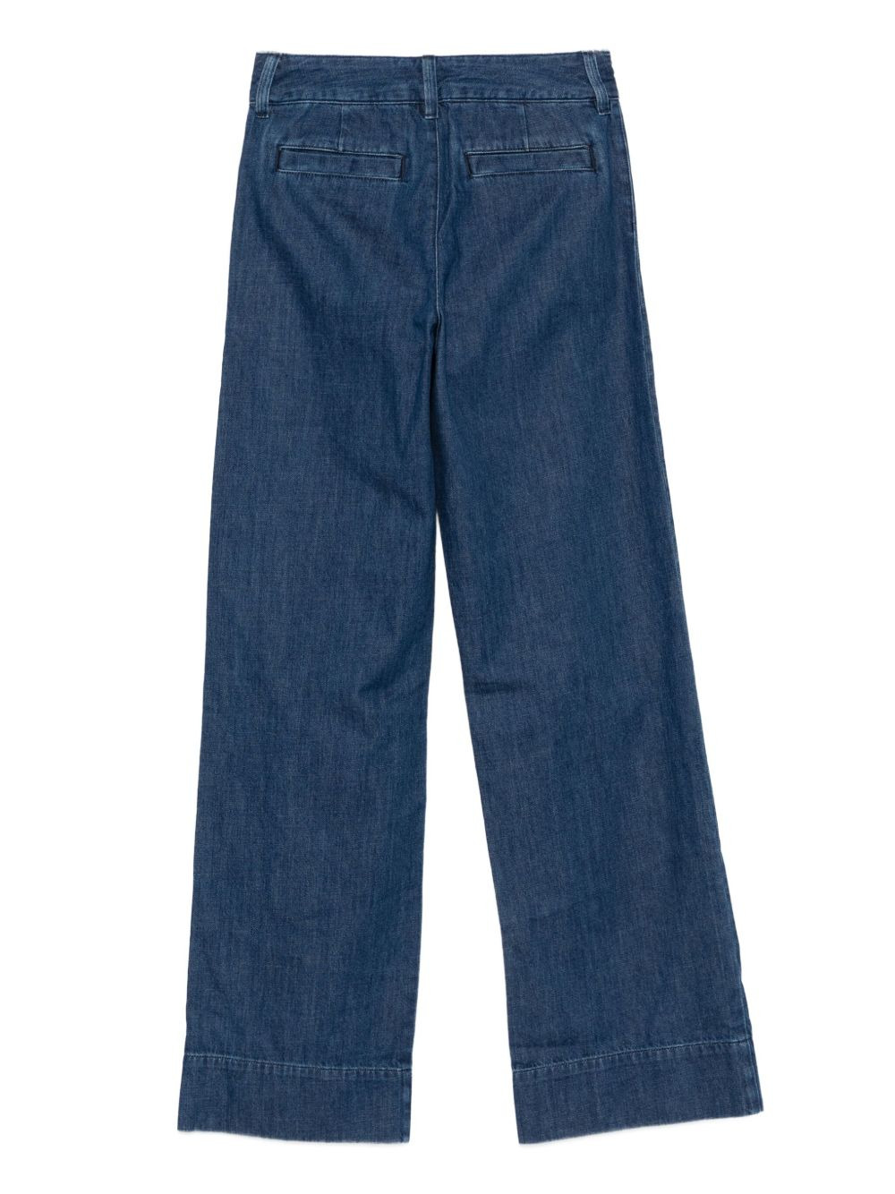 cotton patch-pocket trousers - 2