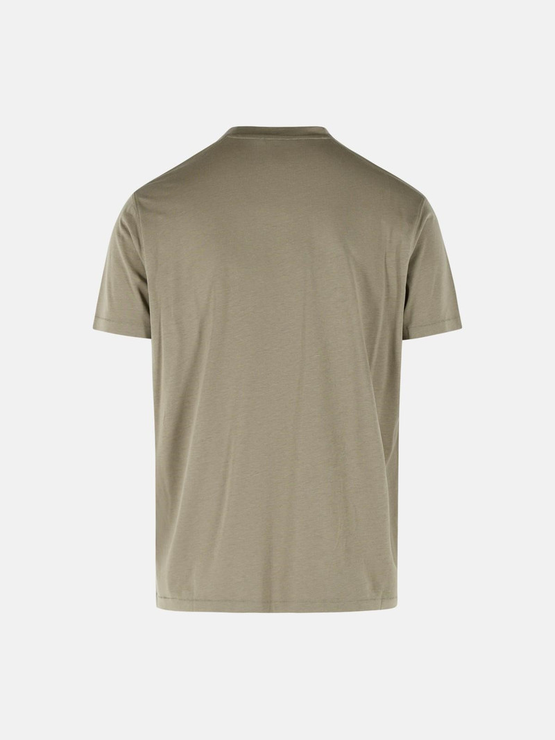 TOM FORD GREEN COTTON BLEND T-SHIRT outlook