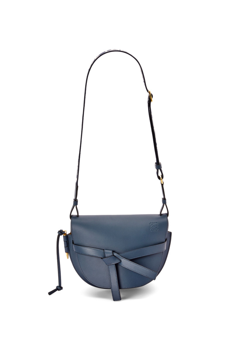 Small Gate bag in soft calfskin and jacquard 6