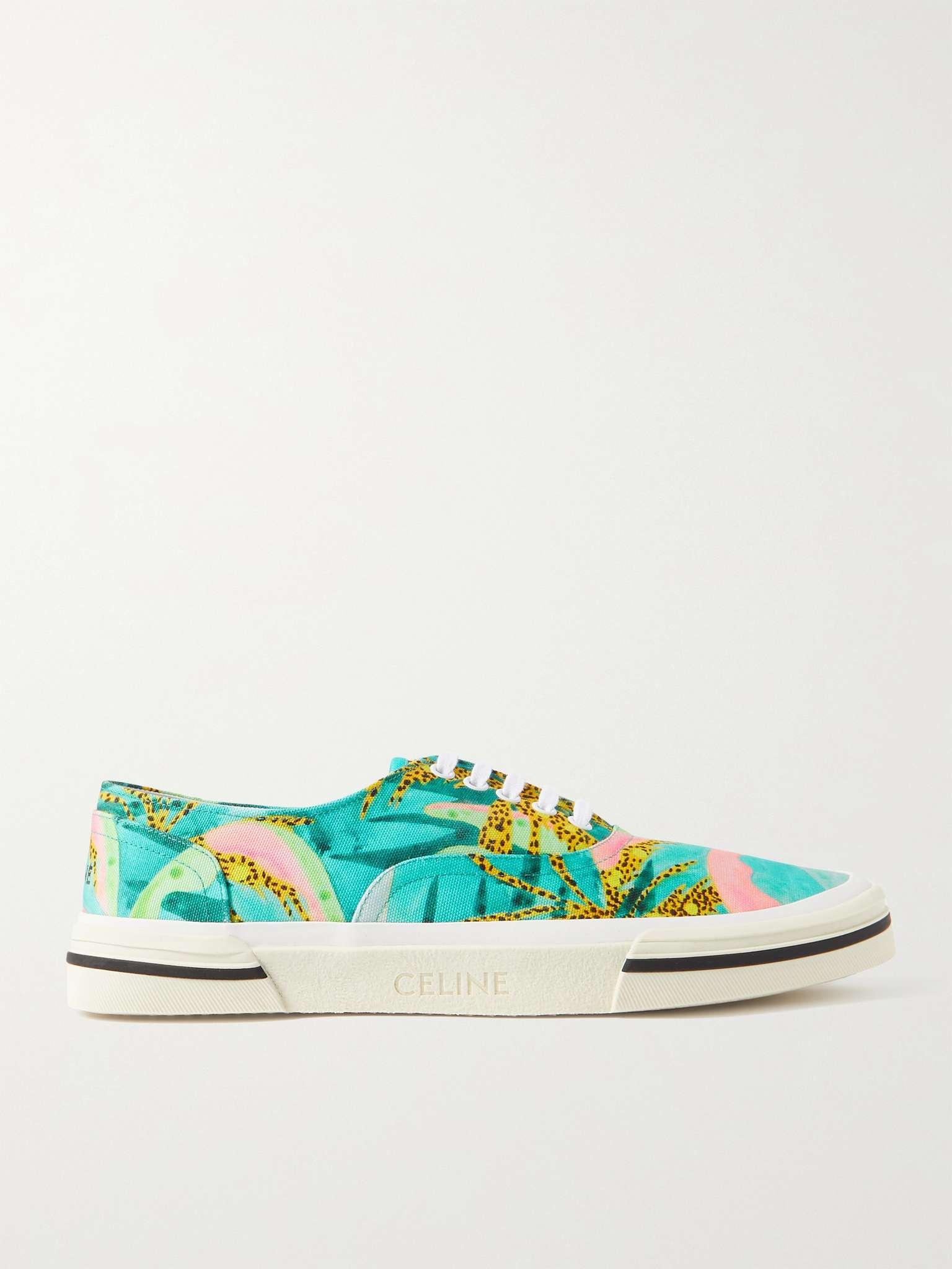 Elliot Printed Canvas Sneakers - 1