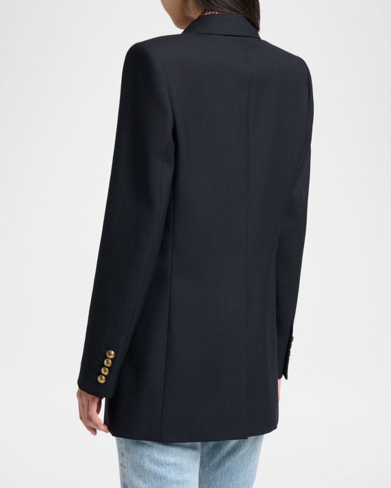 Wool Gabardine Double-Breasted Jacket 3