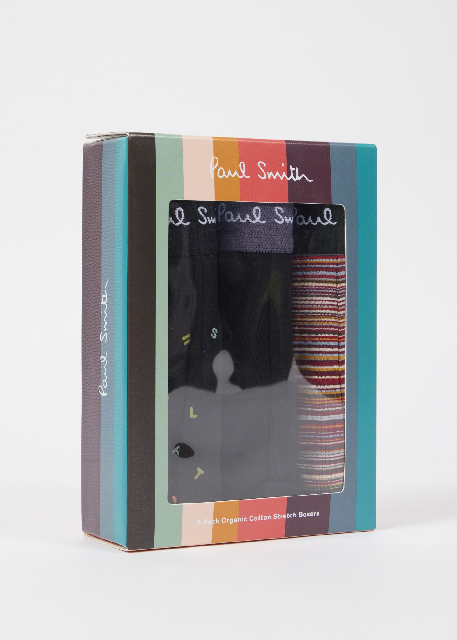 'Signature Stripe' Mix Boxer Briefs Three Pack - 6