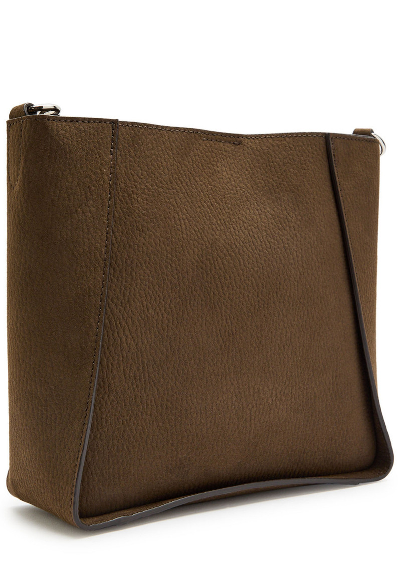 Stella McCartney Stella Mccartney Logo Square Grained Faux Leather Cross-body bag outlook