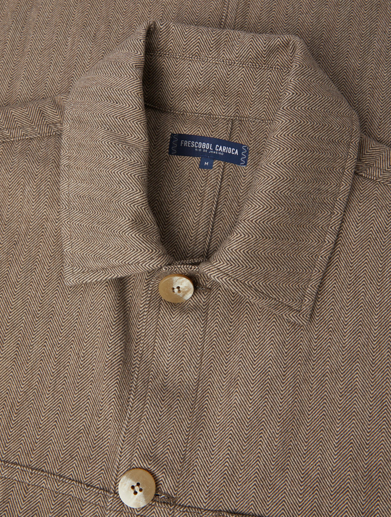 FRESCOBOL CARIOCA BELFORD COTTON-CASHMERE JACKET outlook
