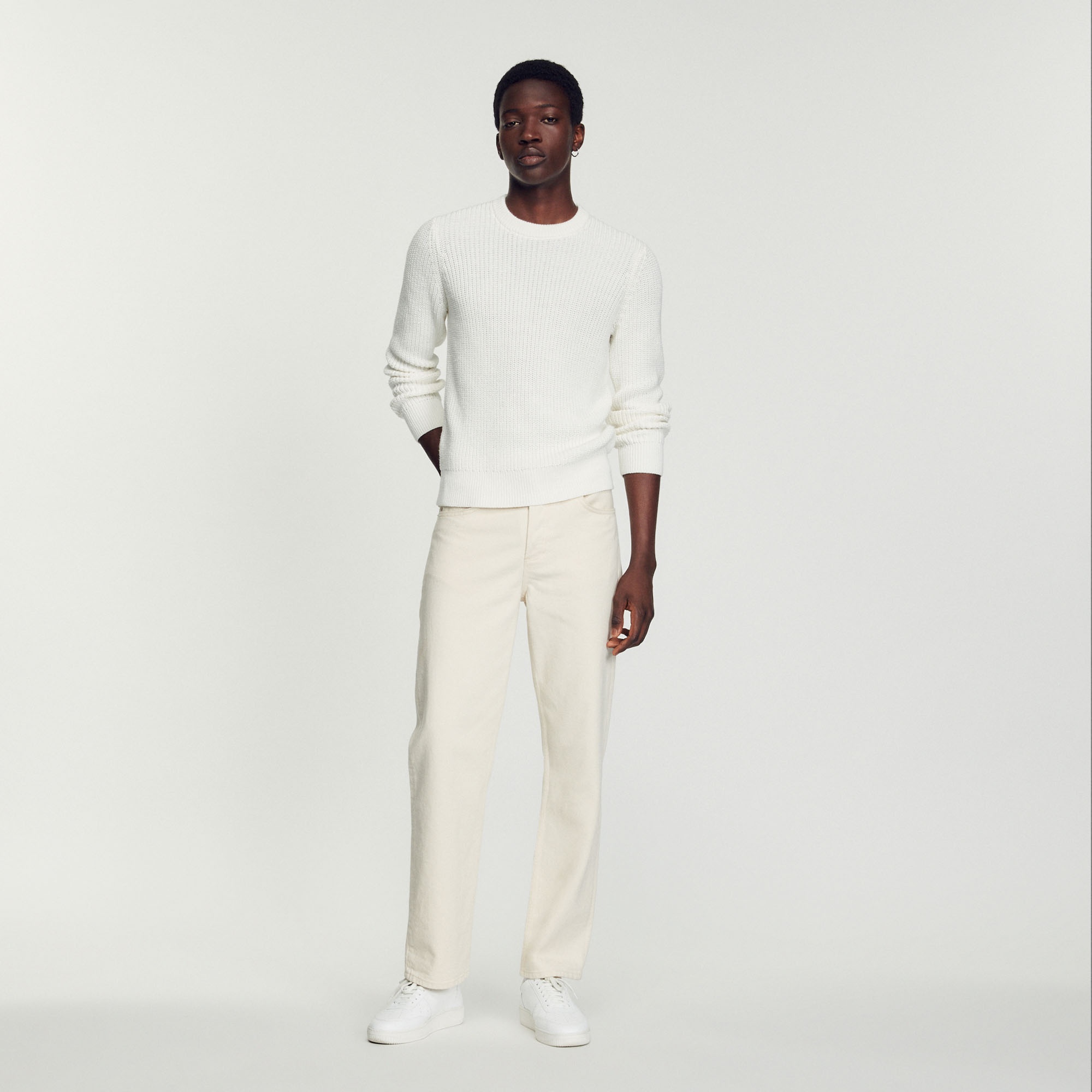 Cotton and silk sweater - 5