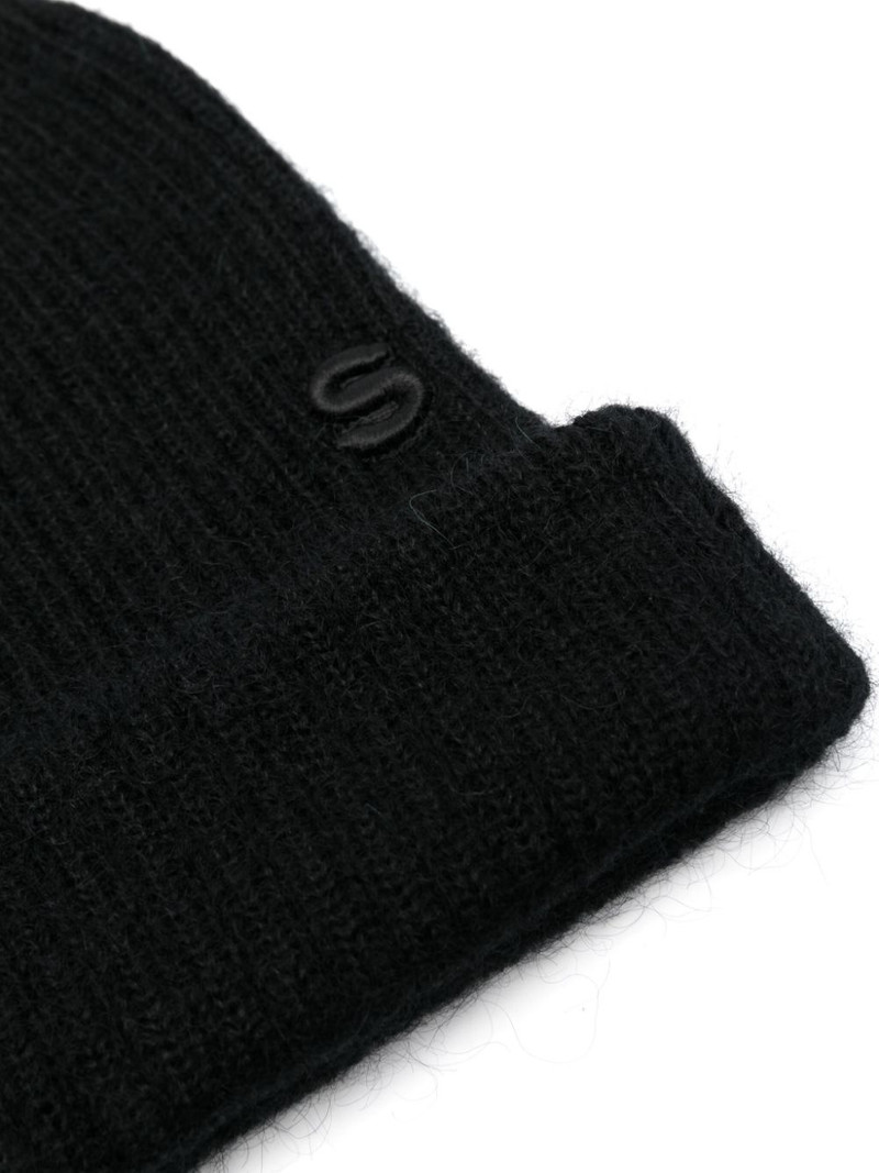 sacai brushed-finis beanie hat outlook