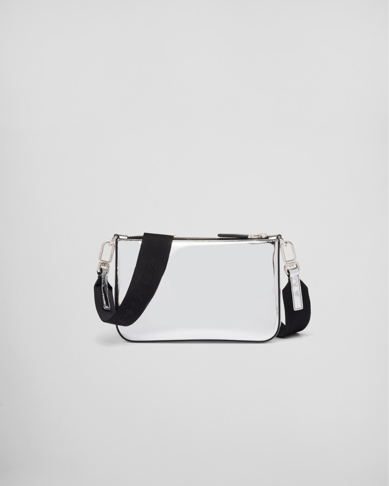 Brushed leather shoulder bag 4