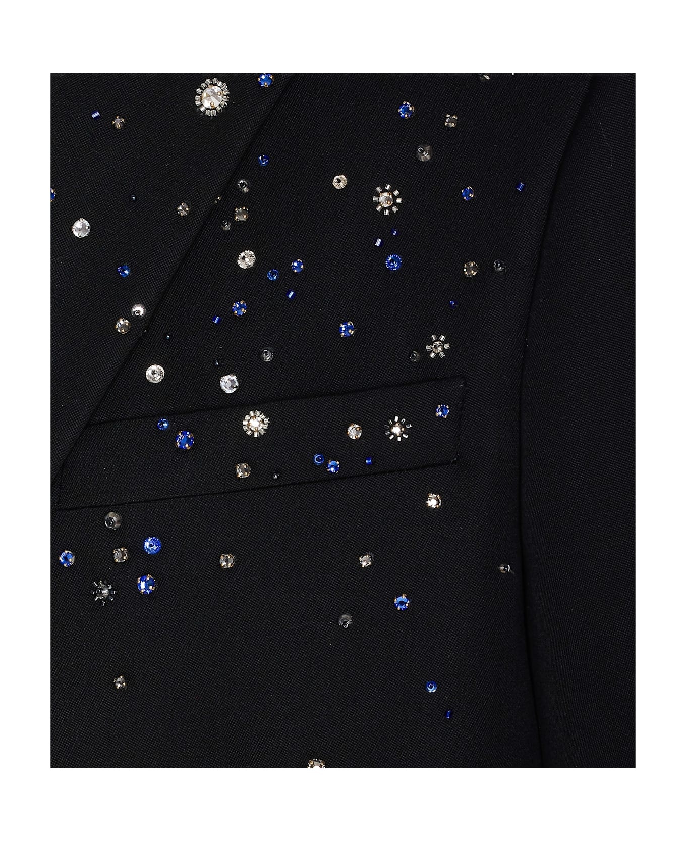 Costellation Embroidered Single-breasted Jacket - 3