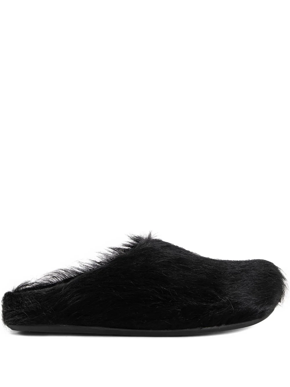 Fussbett long-hair calfskin sabot - 1