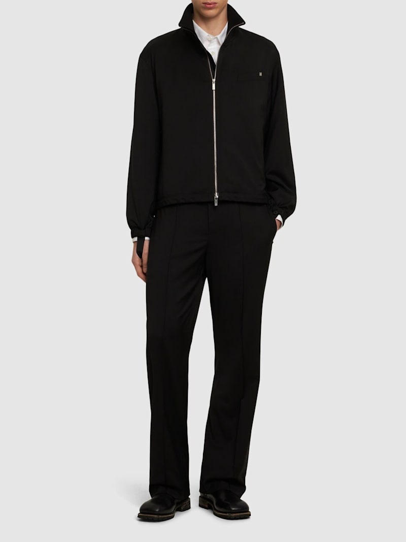 Wool relaxed pants - 2