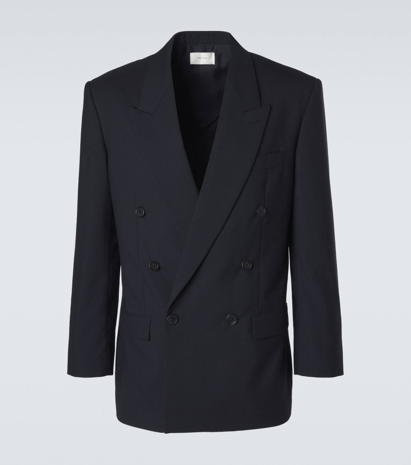 Mazzy double-breasted wool blazer 1