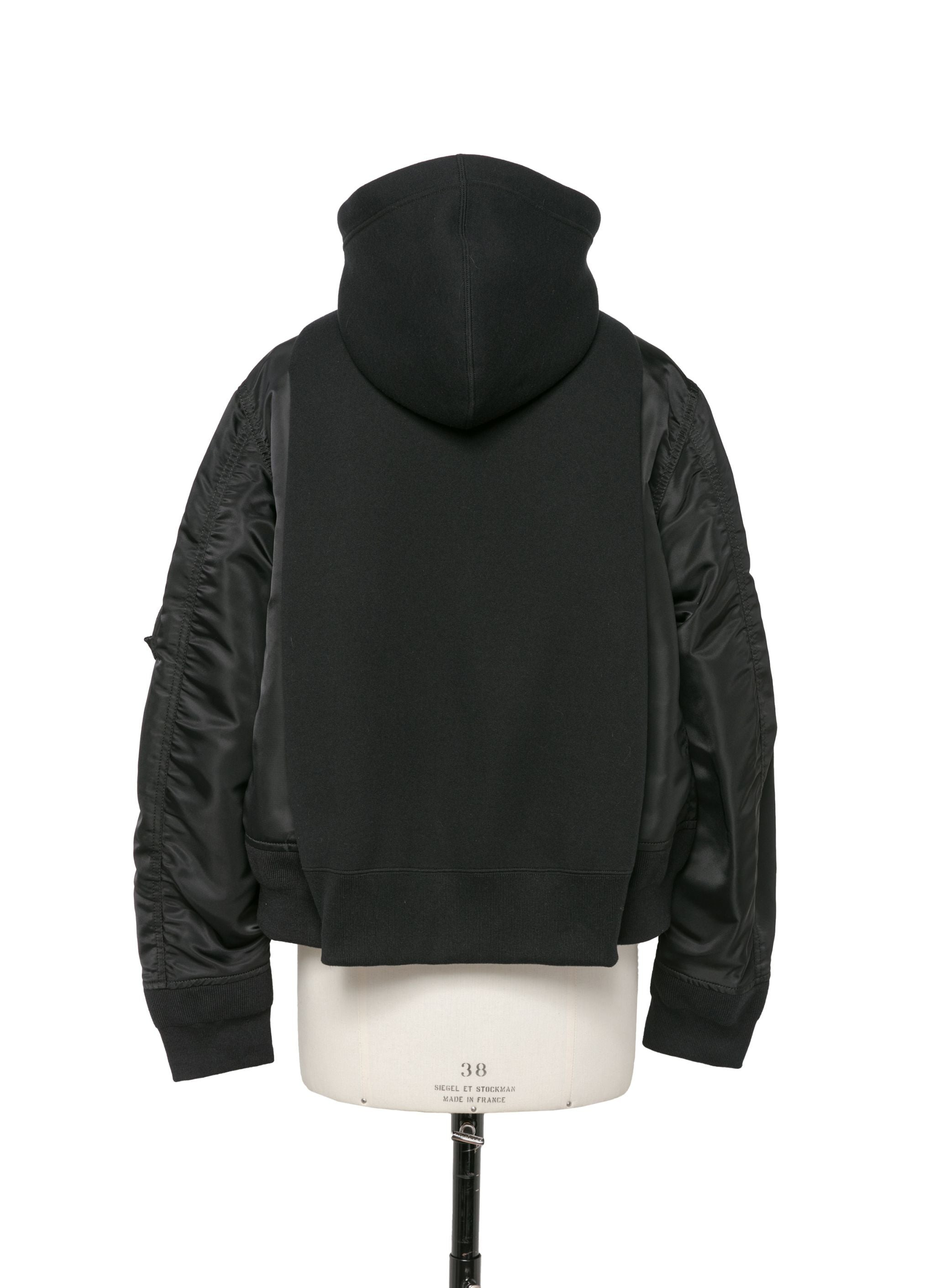 Sponge Sweat x Nylon Twill Hoodie - 4