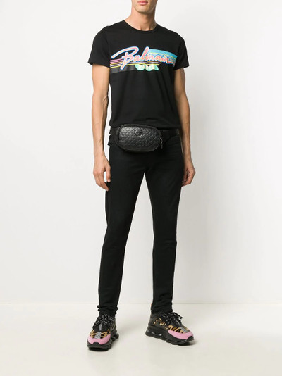 Balmain neon logo T-shirt outlook