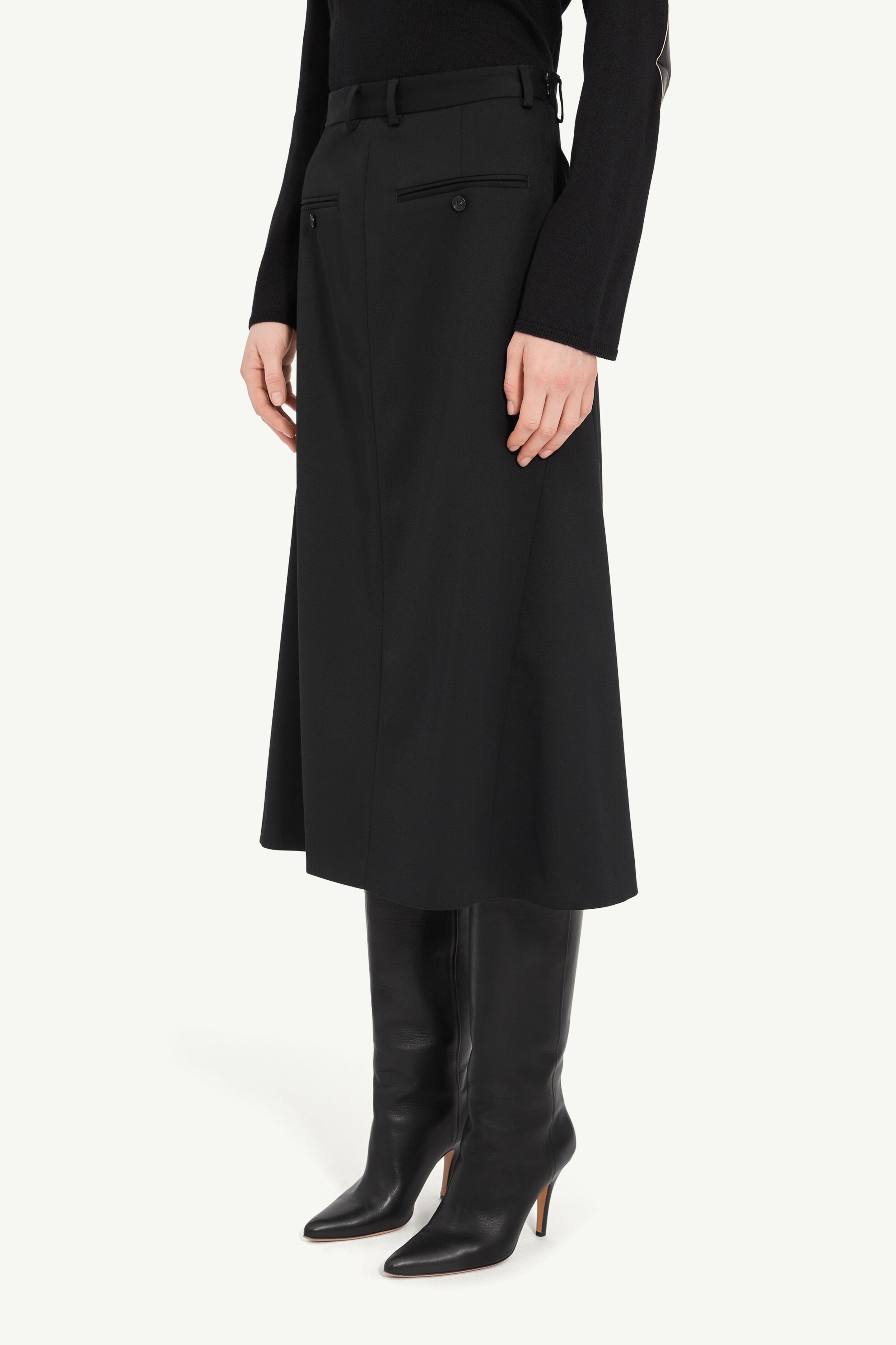 Tailored midi skirt - 5