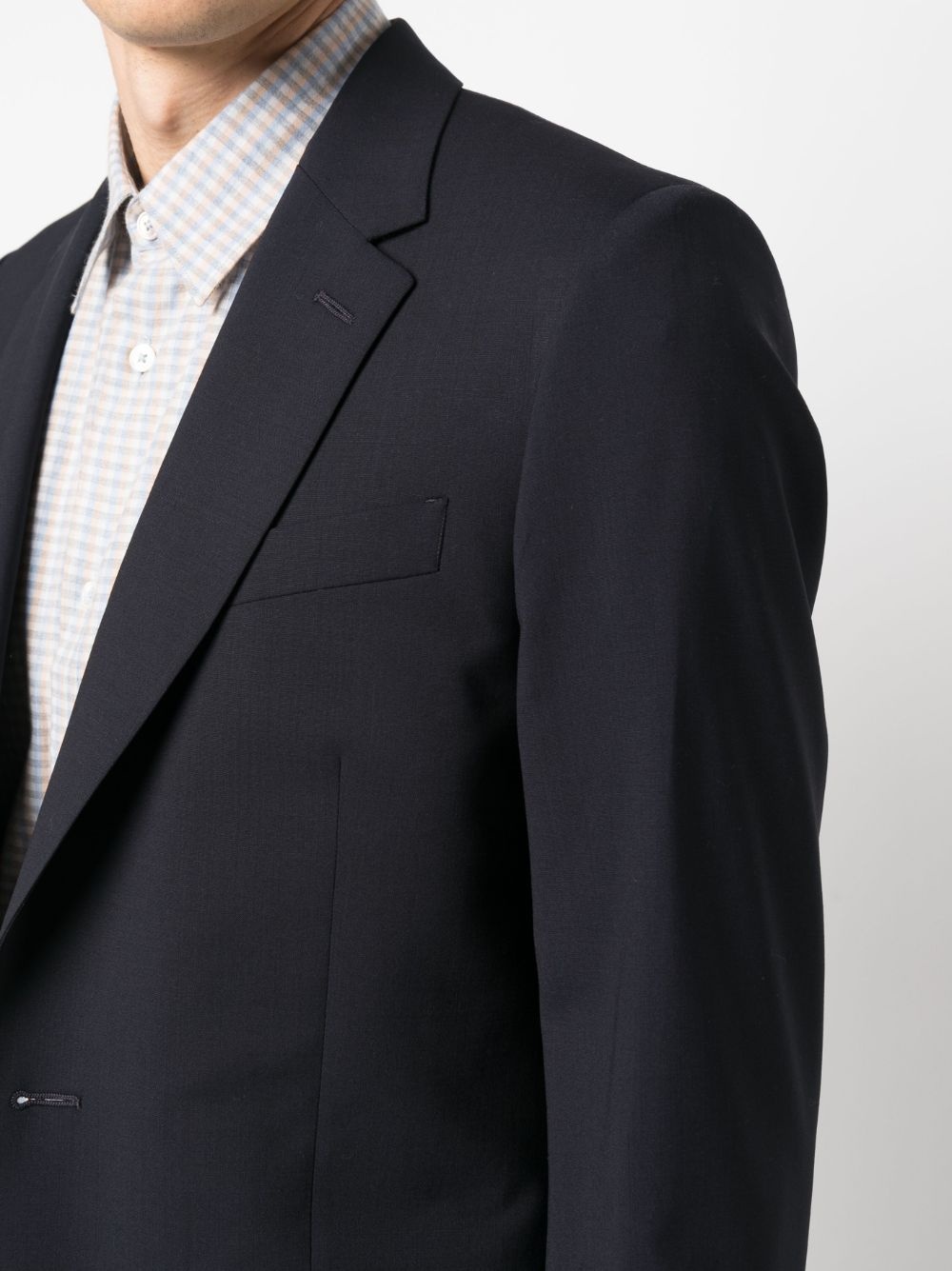 Mens Tailored Fit 2 Button Suit - 5