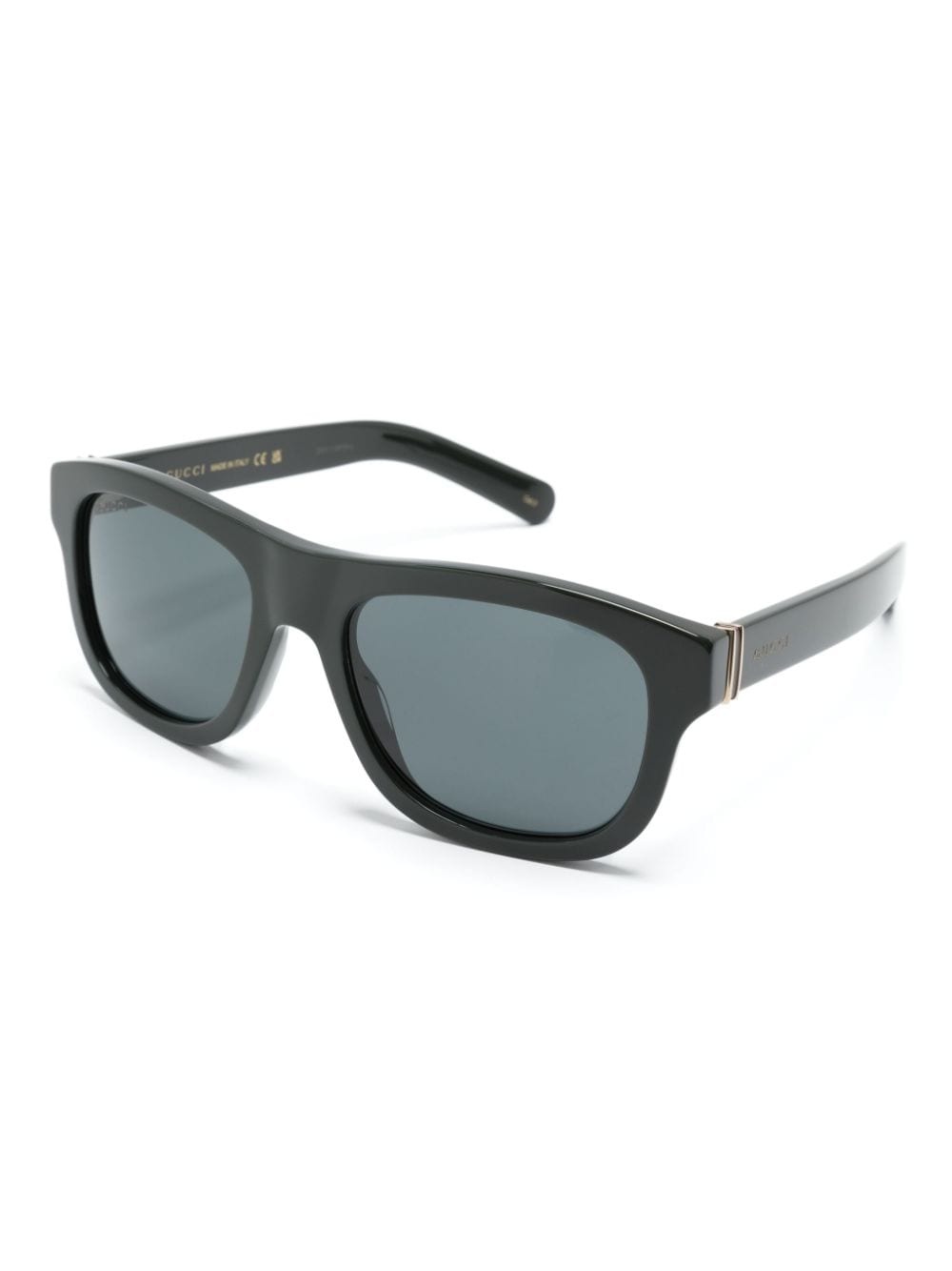 logo-debossed wayfarer-frame sunglasses - 2