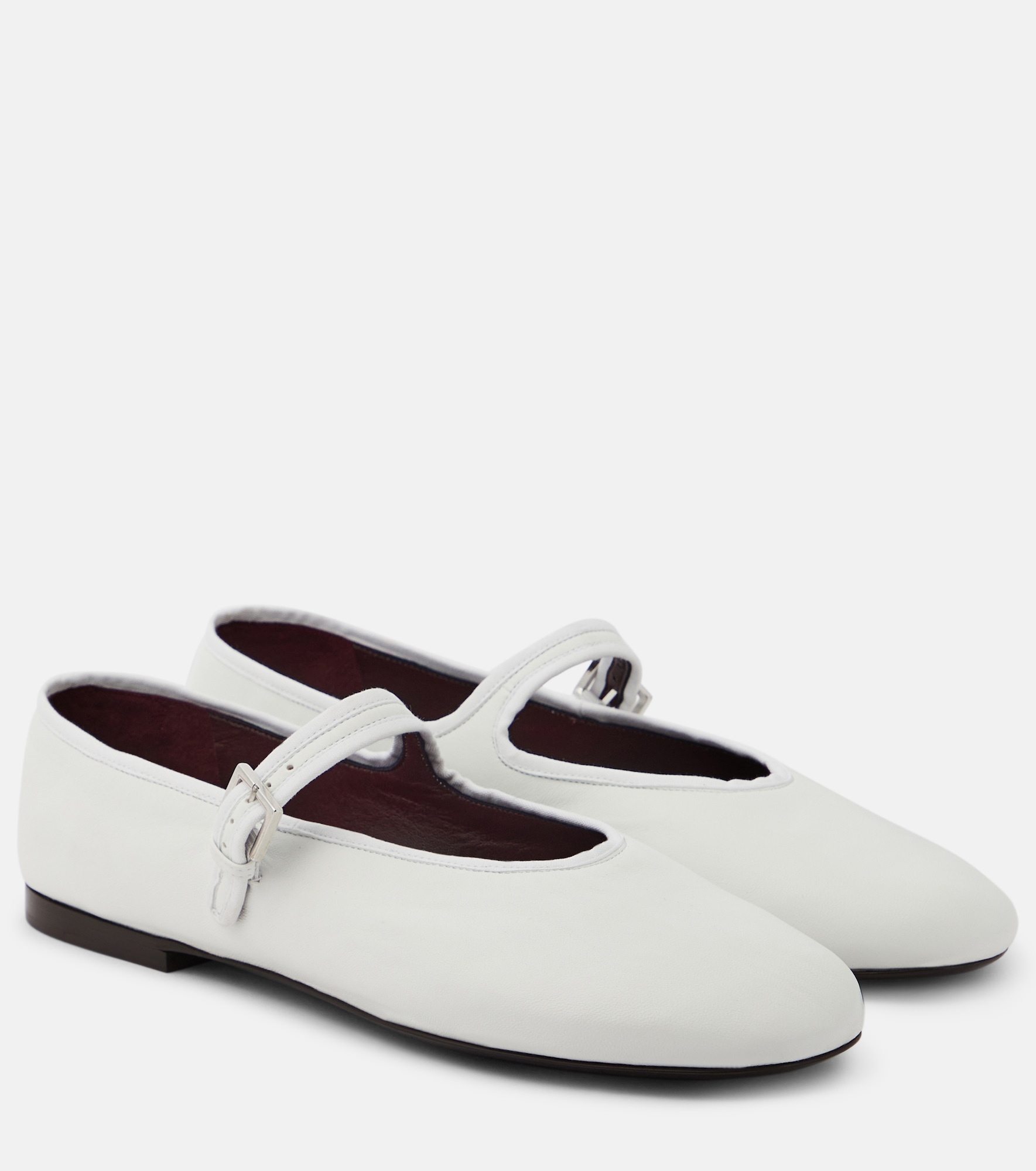 Leather Mary Jane ballet flats - 1