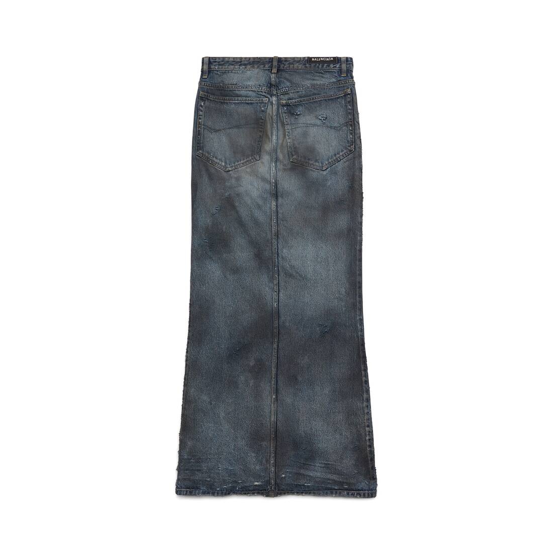 Women's Maxi Skirt in Light Blue - 6