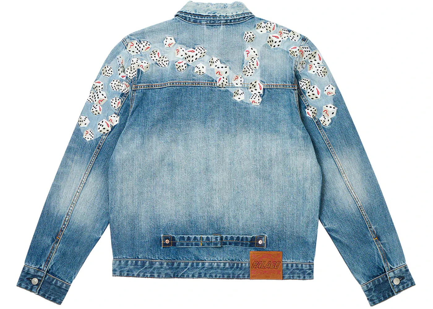 Palace x Evisu Dice Denim Jacket Light Wash - 2