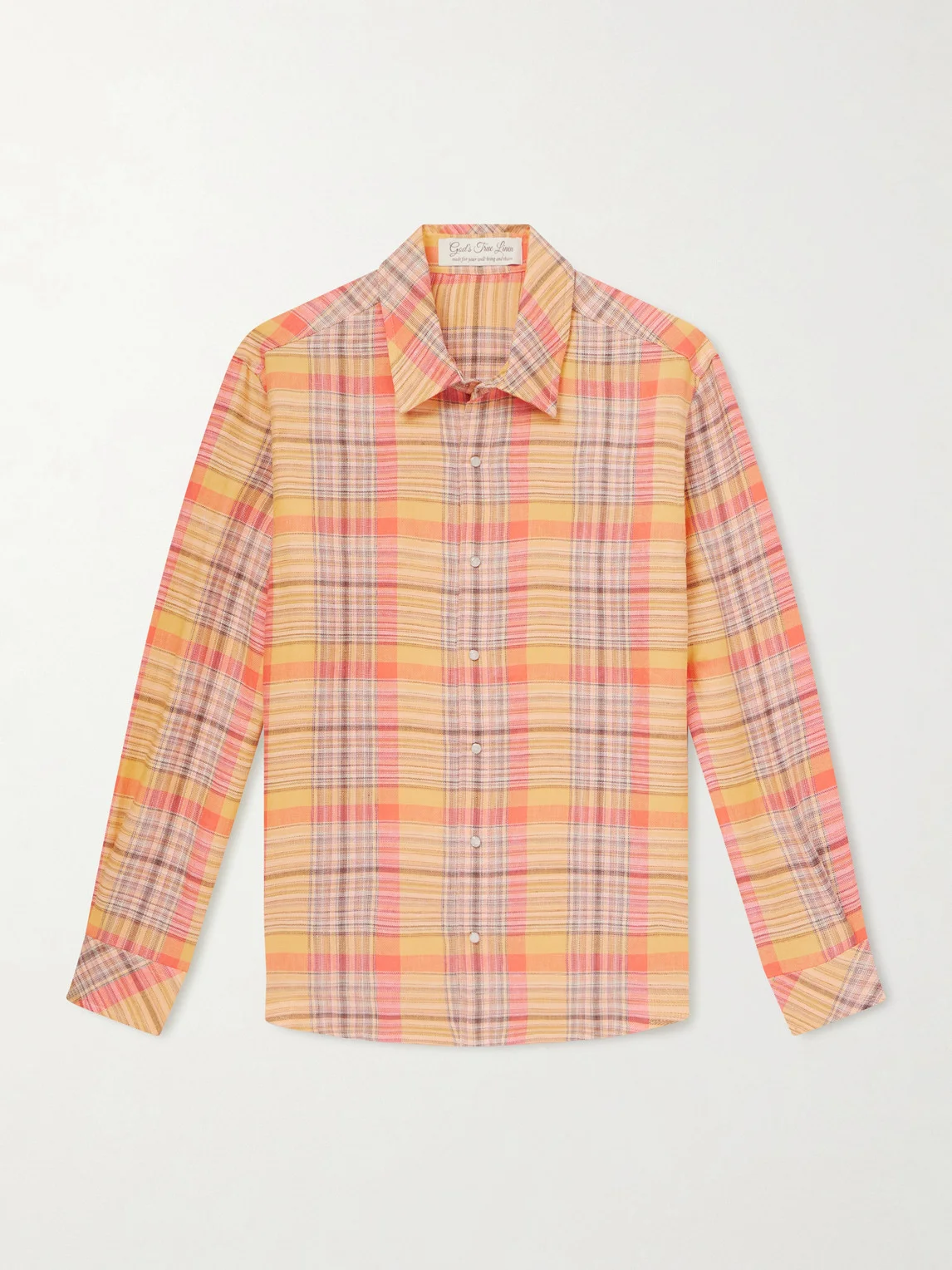 Twilight Checked Linen Shirt - 1