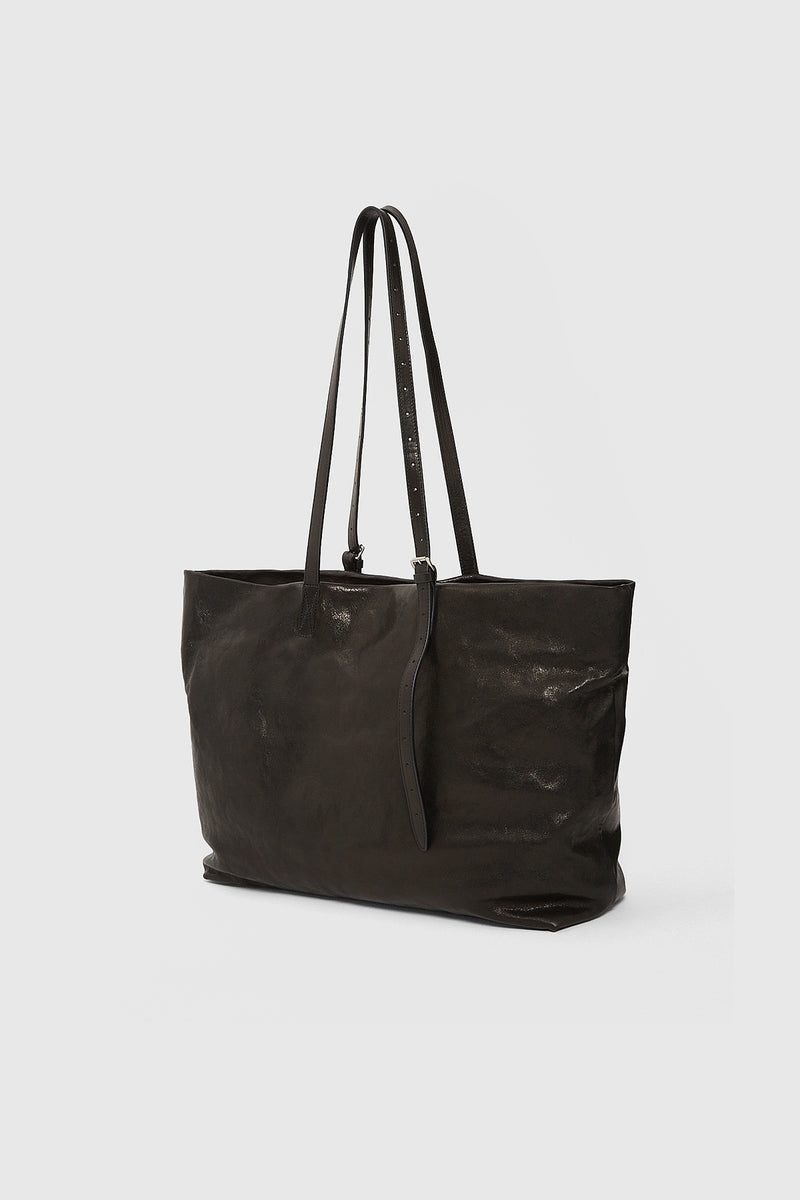 バッグ ANN DEMEULEMEESTER leather tote bag BK Ann Demeulemeester Bes Tote Bag | anndemeulemeester | REVERSIBLE