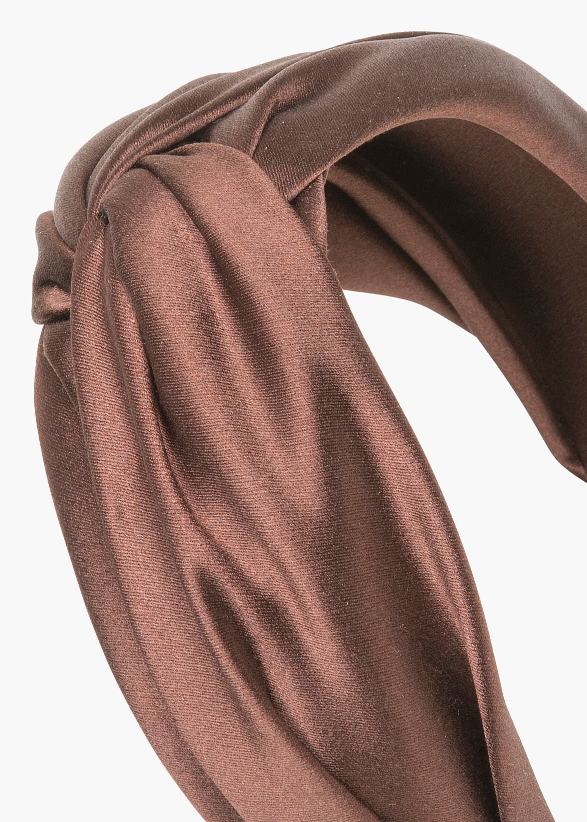 Twist Headband in Silk Satin - 5