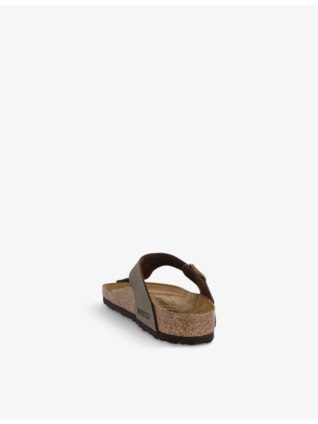 Branded-hardware faux-leather thong sandals - 4