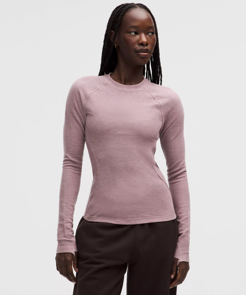 Waffle-Knit Crewneck Base Layer 1