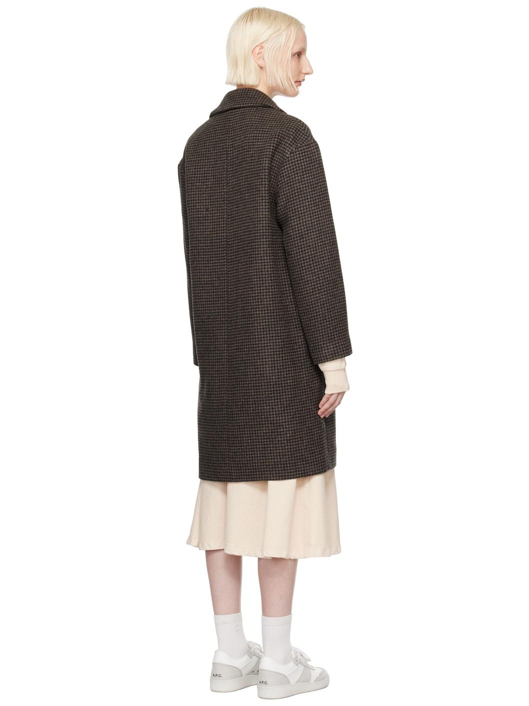 Brown Ninon Coat - 3