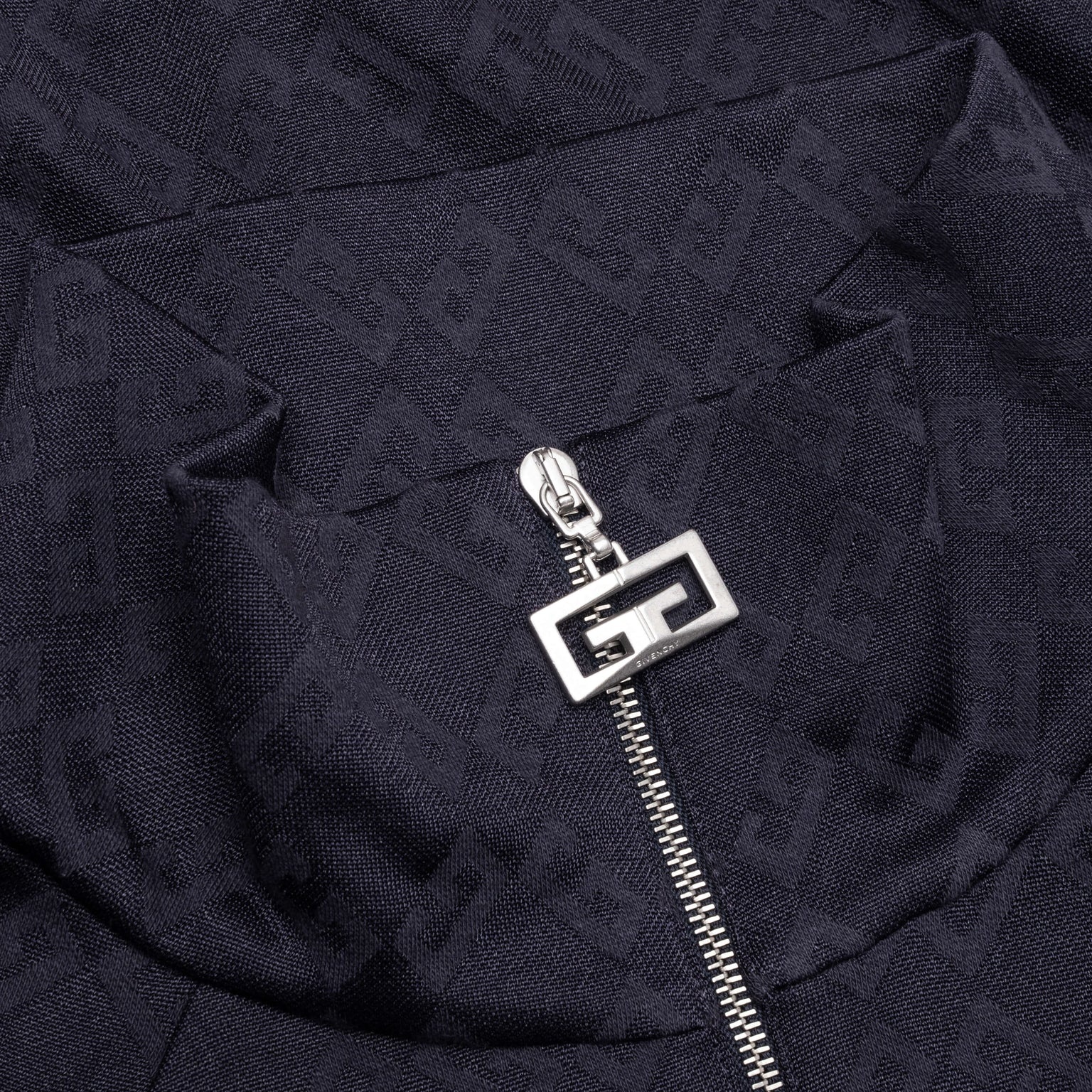 VINTAGE FULL ZIPPED TRACKSUIT SWEATSHIRT - DARK BLUE - 3