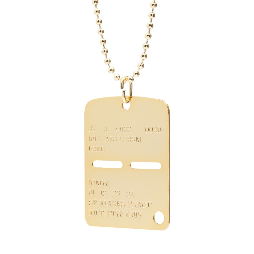 1017 ALYX 9SM Military Tag - 2