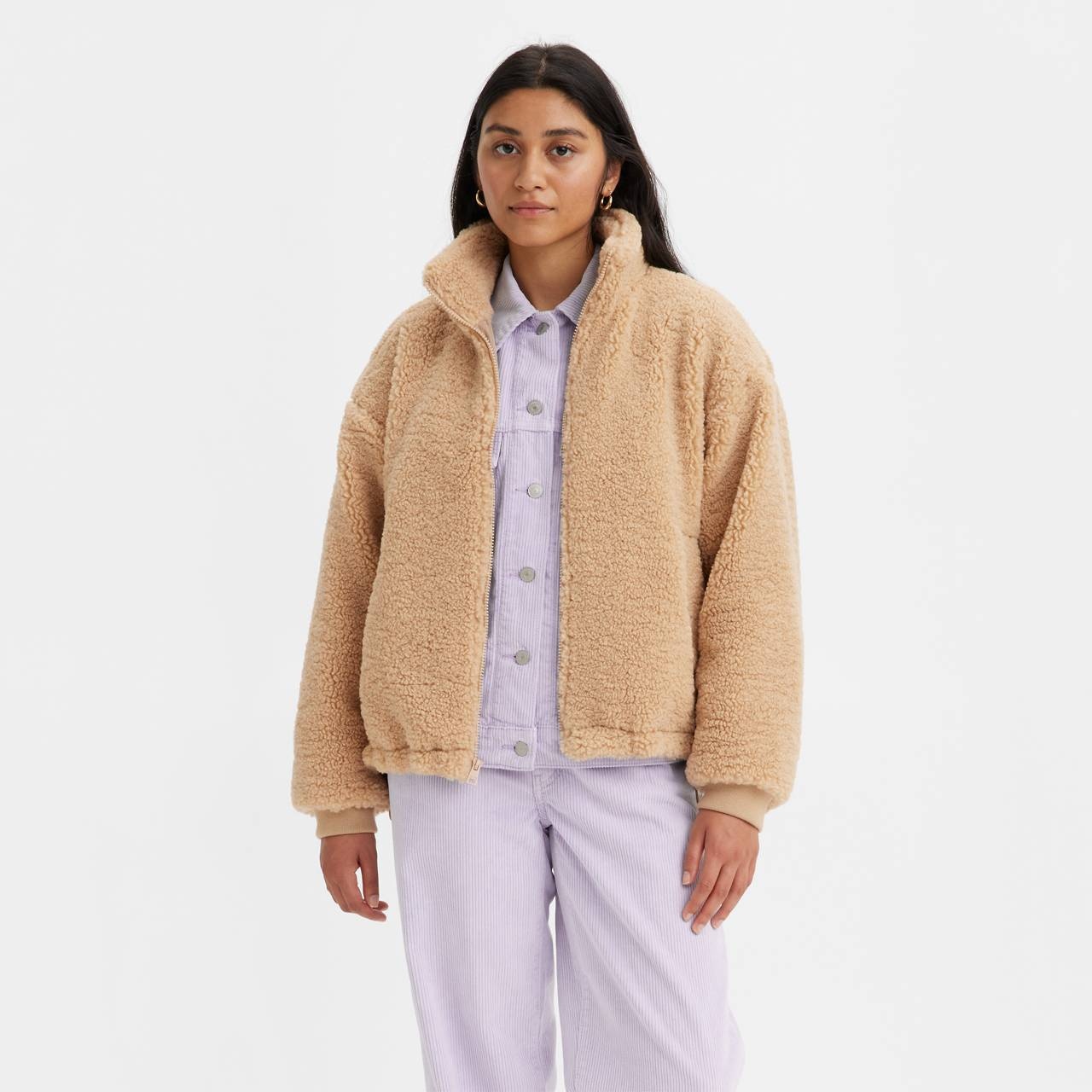 SHERPA FLEECE JACKET - 1