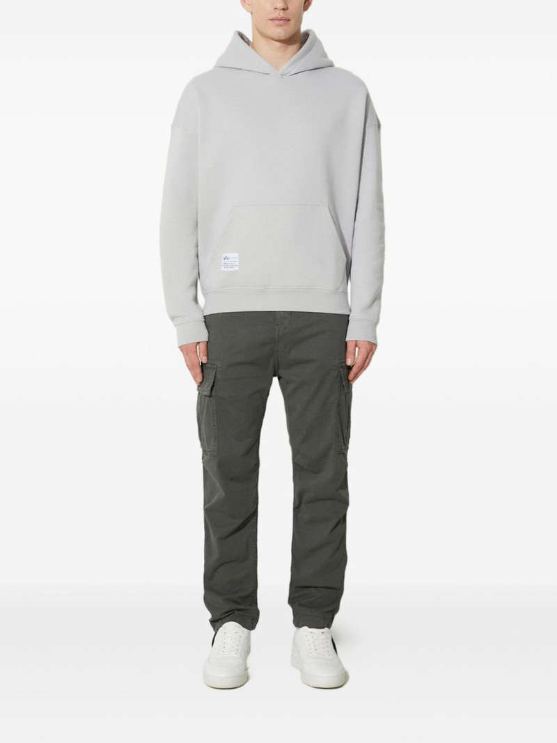 ALPHA INDUSTRIES Logo Backprint hoodie outlook