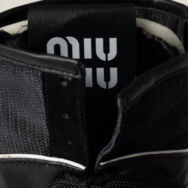 Gymnasium technical fabric and suede boxeur boots 4