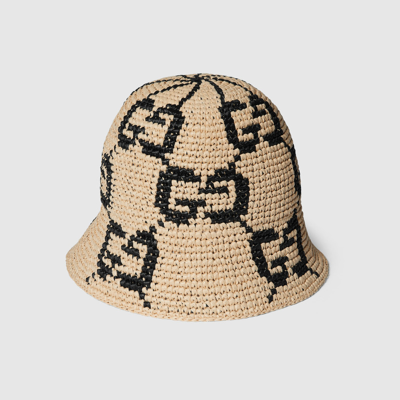 GG straw cloche hat 4
