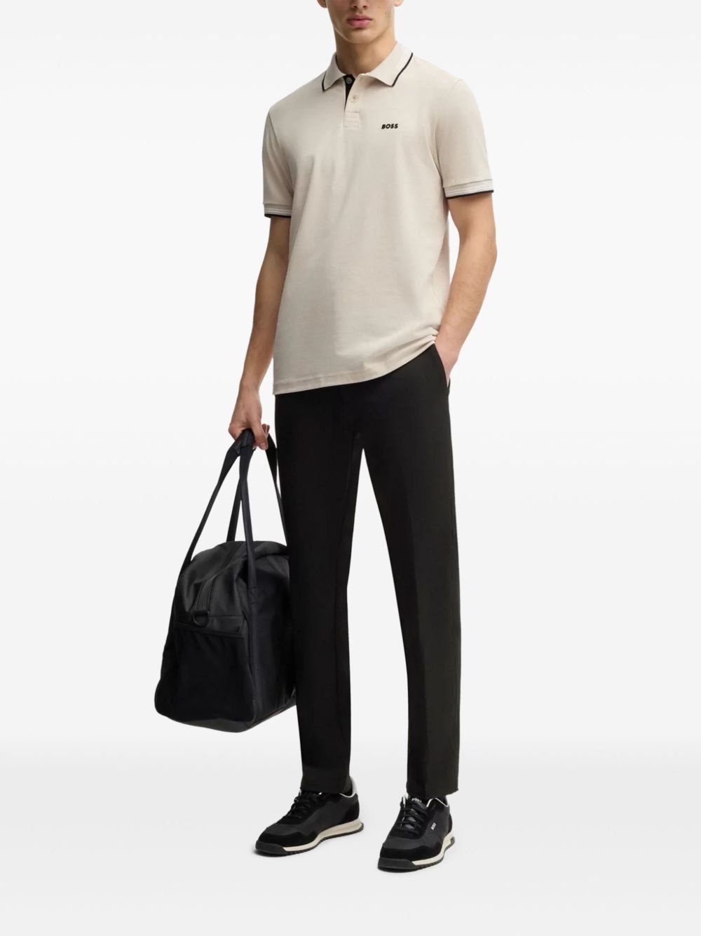 logo-patch chinos - 2